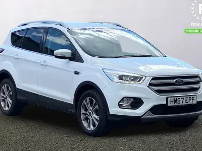 Used Ford Kuga Titanium 150 HP (110 kW) 2017 White SUV