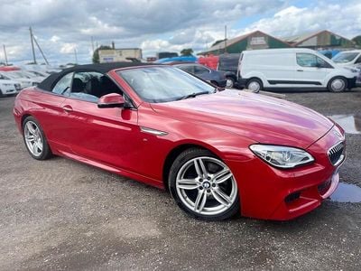 Used BMW 640 Cabriolet M Sport 2015 Red Cabriolet