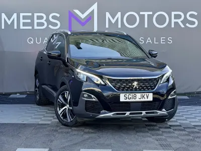 Used Peugeot 3008 GT-line 130 HP (95 kW) 2018 Black SUV