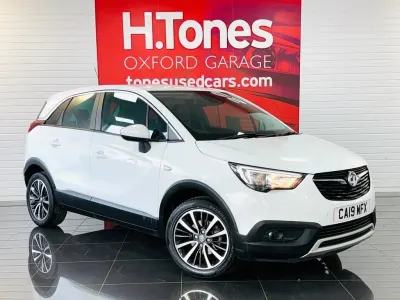 Used Vauxhall Crossland X Elite 110 HP (80 kW) 2019 White SUV