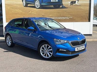 Used Skoda Scala SE L 147 HP (108 kW) 2021 Race blue metallic Hatchback