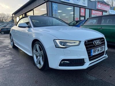 White Used 2014 Audi A5 Cabriolet S-Line Cabriolet | £7,447 (Fair price)