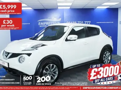 Used Nissan Juke Tekna 2015 White SUV