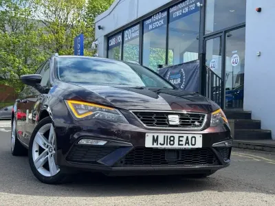 Begagnad Seat Leon ST FR 150 HK (110 kW) 2018 Lila Kombi