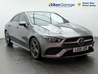 Used Mercedes CLA200 AMG line 163 HP (119 kW) 2021 Grey Coupe