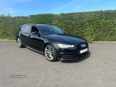 Used Audi A6 Black Edition 190 HP (139 kW) 2015 Black Estate