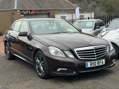 Used Mercedes E220 Avantgarde 170 HP (125 kW) 2009 White Sedan
