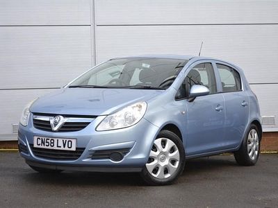 Begagnad Vauxhall Corsa Club 89 HK (65 kW) 2008 Blå Halvkombi