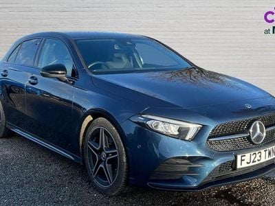 Blue Used 2023 Mercedes A200 AMG Line Premium Hatchback | £20,980 (Fair price)