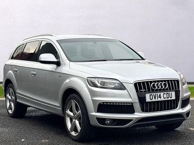 Silver Used 2014 Audi Q7 S-Line SUV | £10,995 (Fair price)