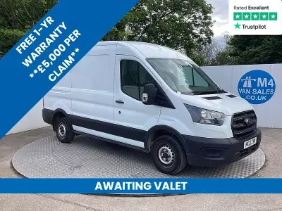 Usado Ford Transit 105 HP (77 kW) 2021 Branco Van
