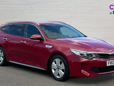 Used Kia Optima Hybrid 202 HP (148 kW) 2018 Red Sedan