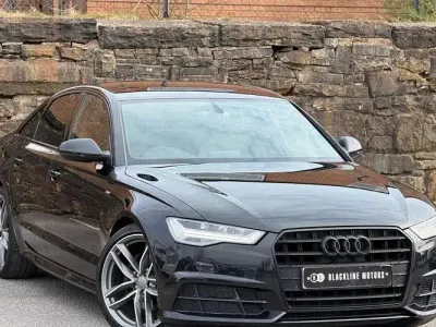 Used Audi A6 Black Edition 190 HP (139 kW) 2017 Black Sedan