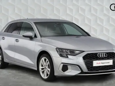 Used Audi A3 Sportback Sport 110 HP (80 kW) 2022 Floret silver Hatchback