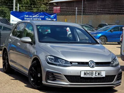 Used VW Golf VII GTD 184 HP (135 kW) 2018 Silver Hatchback
