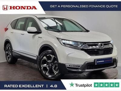 White Used 2019 Honda CR-V Hybrid SUV | £18,165 (Good price)
