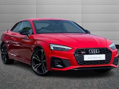 Used Audi A5 Comfort 341 HP (250 kW) 2021 Tango red Coupe