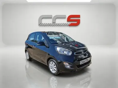 Used Kia Picanto 68 HP (50 kW) 2012 Black Hatchback