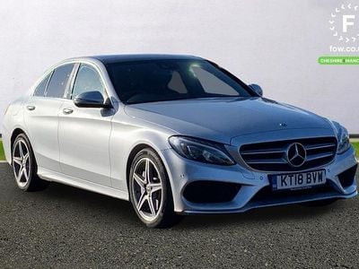 Silver Used 2018 Mercedes C250 AMG Line Premium Plus Sedan | £16,599 (Fair price)