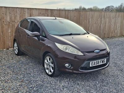 Used Ford Fiesta Titanium 2008 Red Hatchback
