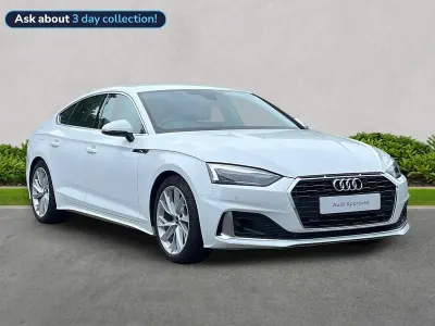 Used Audi A5 Sportback Sport 150 HP (110 kW) 2024 White Hatchback