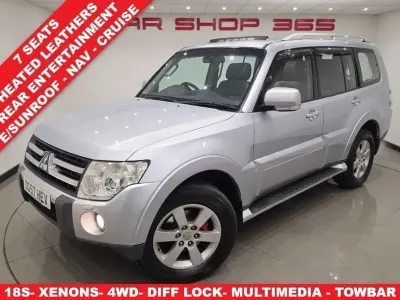 Second-hand Mitsubishi Shogun Elegance 168 CP (123 kW) 2007 Argintiu SUV