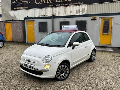 Used Fiat 500C Lounge 2012 White Cabriolet