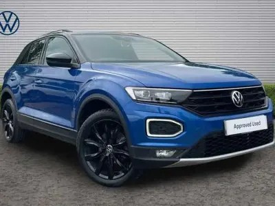 Used VW T-Roc Black Edition 150 HP (110 kW) 2021 Blue SUV