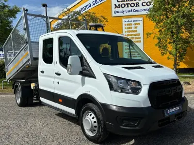 Used Ford Transit 130 HP (95 kW) 2019 White Cabriolet