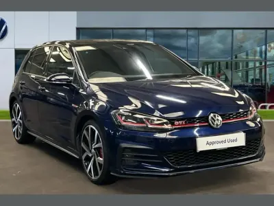 Used VW Golf VII GTI 245 HP (180 kW) 2019 Atlantic blue metallic Hatchback
