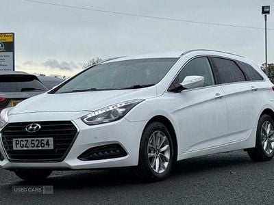 White Used 2018 Hyundai i40 SE Estate | £8,490 (Expensive)