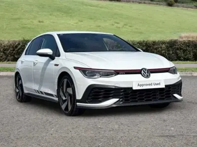Used VW Golf VII GTI Clubsport 300 HP (220 kW) 2020 White Hatchback