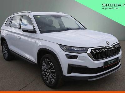 Used Skoda Kodiaq SE L Executive 147 HP (108 kW) 2024 Moon white metallic SUV