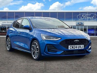 Blue Used 2024 Ford Focus ST-Line X Hatchback | £20,995 (Fair price)