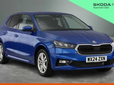Used Skoda Fabia SE L 113 HP (83 kW) 2024 Race blue metallic Hatchback