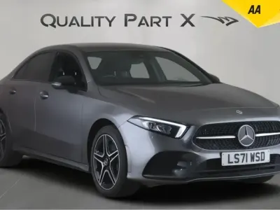 Used Mercedes A250 AMG line 218 HP (160 kW) 2021 Grey Sedan