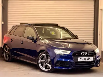 Used Audi S3 Sportback Black Edition 2018 Blue Hatchback