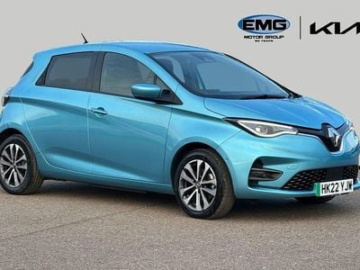 Used Renault Zoe GT-Line 100 kW (136 HP) 2022 Blue Hatchback