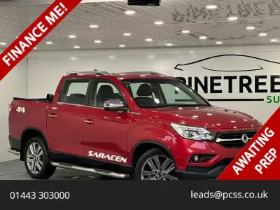 Used SsangYong Musso 181 HP (133 kW) 2018 Red Pickup