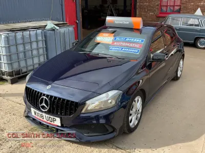 Used Mercedes A180 Executive 107 HP (78 kW) 2018 Blue Hatchback
