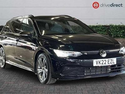 Used VW Golf VIII R-line 150 HP (110 kW) 2022 Black Estate