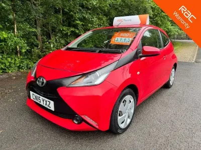Used Toyota Aygo X-play 69 HP (50 kW) 2015 Red Hatchback