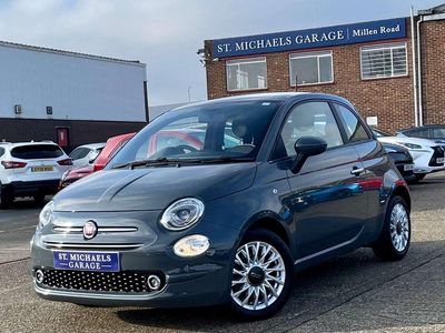 Grey Used 2021 Fiat 500 Lounge Hatchback | £9,795 (Fair price)