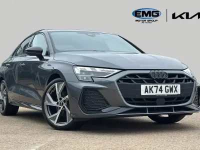 Used Audi A3 Black Edition 150 HP (110 kW) 2025 Grey Sedan