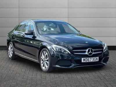 Used Mercedes C220 170 HP (125 kW) 2017 Black Sedan