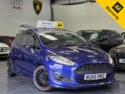 Used Ford Fiesta ST-Line 140 HP (102 kW) 2016 Blue Hatchback