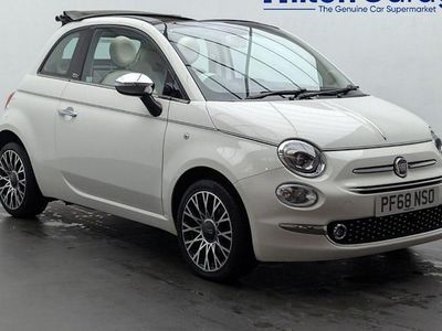 White Used 2018 Fiat 500C Collezione Cabriolet | £8,250 (Fair price)