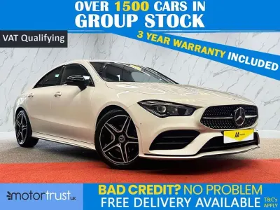 Used Mercedes CLA180 Executive 136 HP (100 kW) 2022 White Sedan