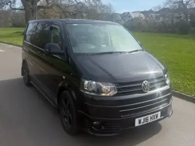 Used VW T6 Sportline 180 HP (132 kW) 2016 Black Van