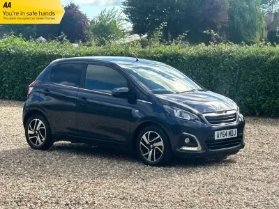 Used Peugeot 108 Allure 82 HP (60 kW) 2014 Blue Hatchback